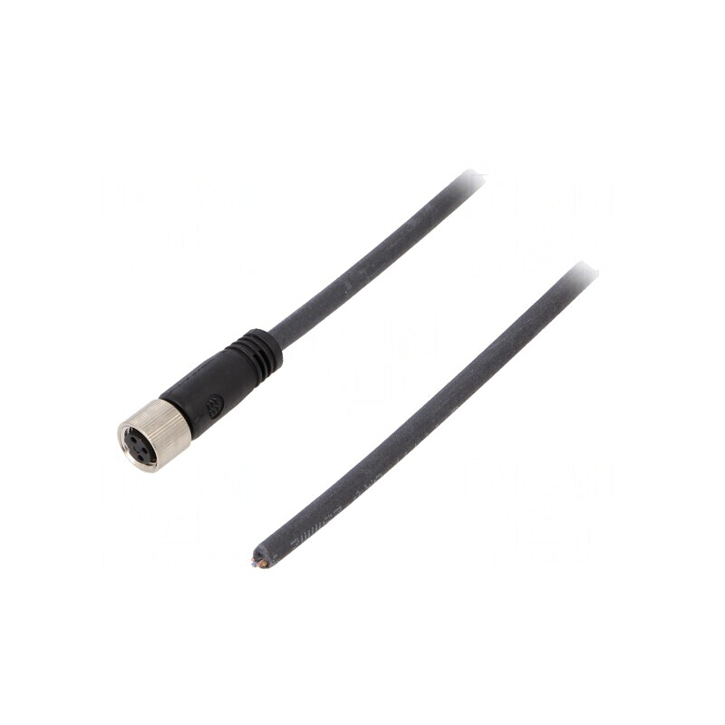Cablu de conectare M8 PIN 3 drept 10m 60VAC 4A | Electronic-mag.ro | Componente Electronice