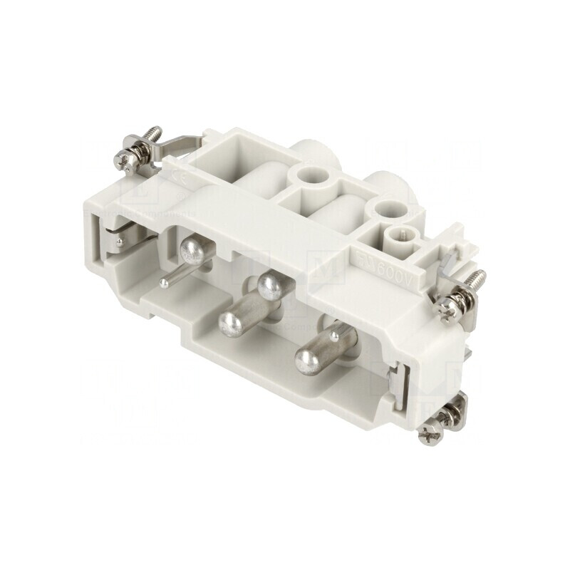 Conector HDC Inserturi Contact Tată PIN 6(4+2) 4+2 PE | Electronic-mag.ro | Componente Electronice