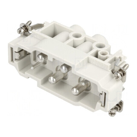 Conector HDC Inserturi Contact Tată PIN 6(4+2) 4+2 PE | Electronic-mag.ro | Componente Electronice
