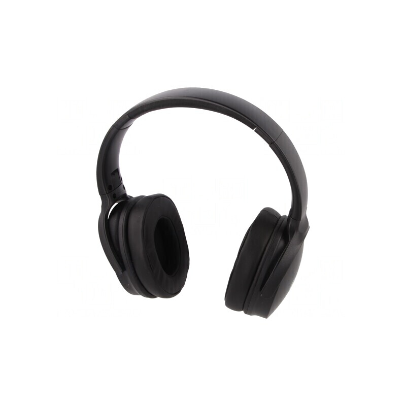 Wireless Headphones with Microphone Black | Electronic-mag.ro | Componente Electronice