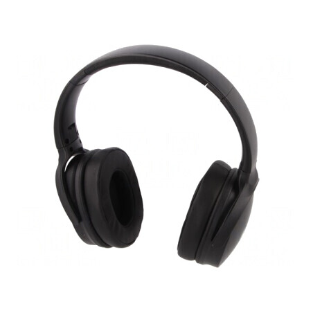Wireless Headphones with Microphone Black | Electronic-mag.ro | Componente Electronice