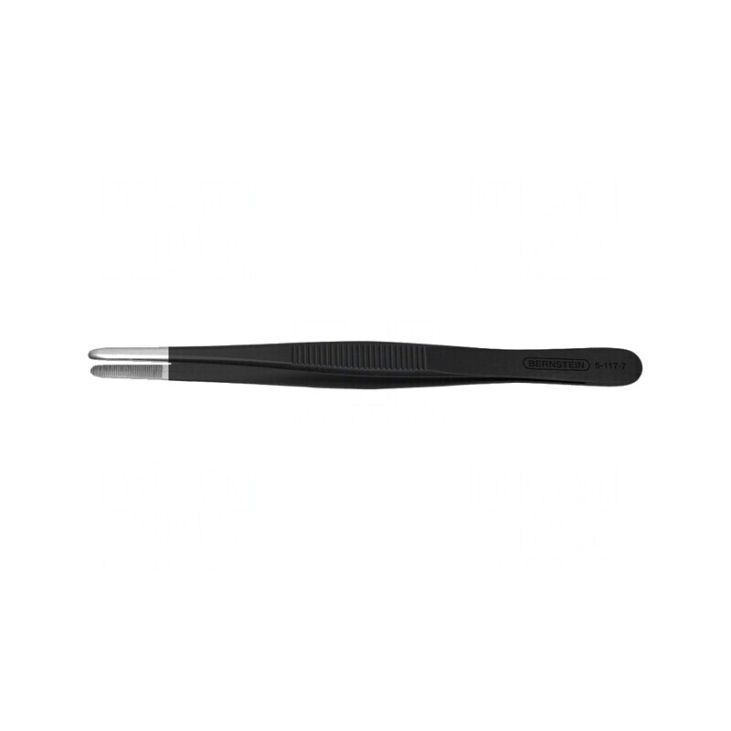 Pensetă cu capete zimțate și vârf plat rotunjit ESD | Electronic-mag.ro | Componente Electronice