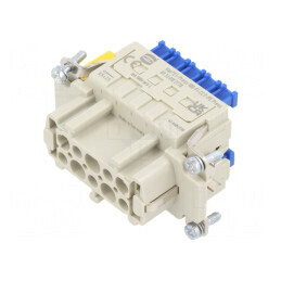 Conector HDC Inserturi Contact Mamă Han ES Press PIN 10 | Electronic-mag.ro | Componente Electronice