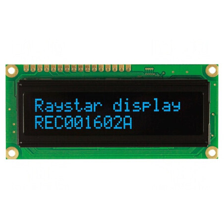 Display OLED Alfanumeric 16x2 Albastru 80x36x10mm | Electronic-mag.ro | Componente Electronice