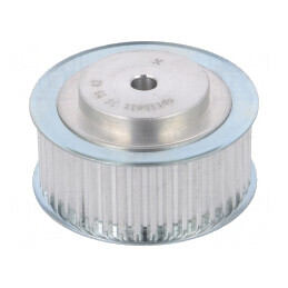 Roată de curea T5 aluminiu 36mm Ø 66mm 36 dinți | Electronic-mag.ro | Componente Electronice