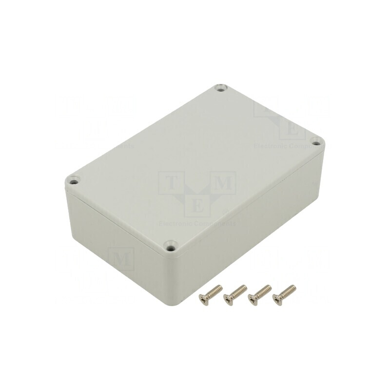 Carcasă Universală din Aluminiu IP54 77x116x38mm 1590B3LG | Electronic-mag.ro | Componente Electronice