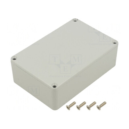 Carcasă Universală din Aluminiu IP54 77x116x38mm 1590B3LG | Electronic-mag.ro | Componente Electronice