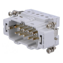 Conector HDC Inserturi de Contact Tată 10P HTS HE PIN | Electronic-mag.ro | Componente Electronice