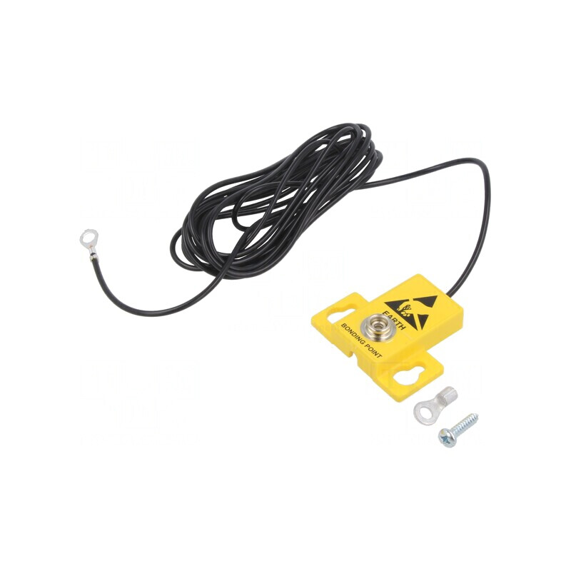 Fișă de Împământare ESD cu Cablul de 3m | Electronic-mag.ro | Componente Electronice