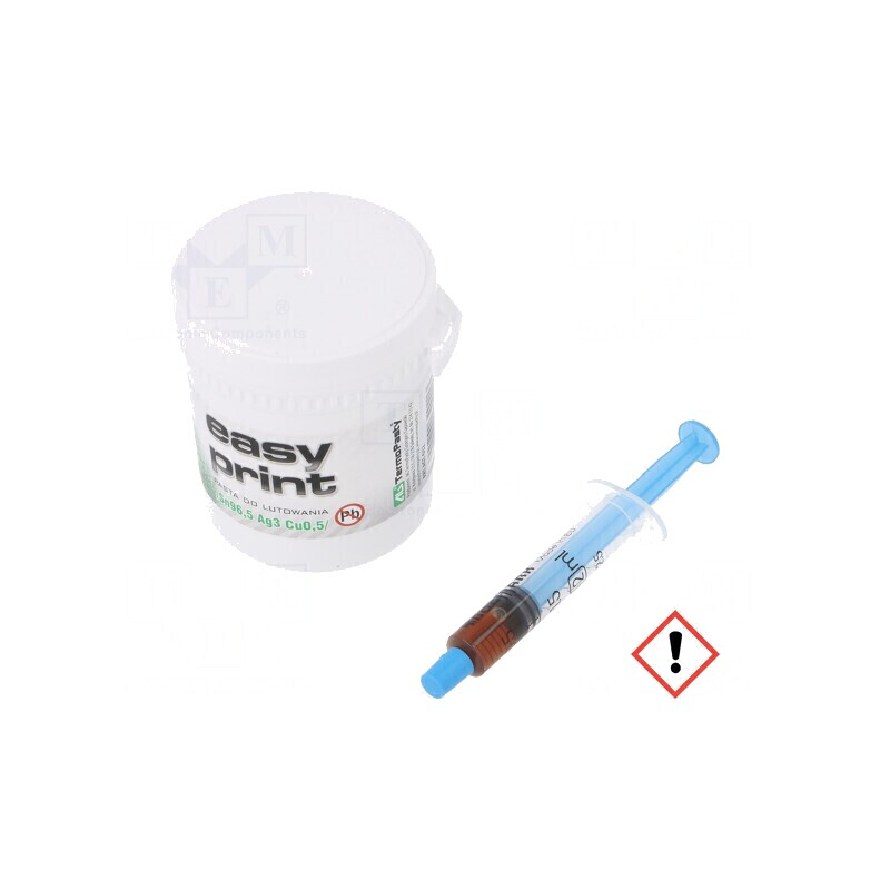 Pastă de lipit fără plumb Sn96,5Ag3Cu0,5 500g | Electronic-mag.ro | Componente Electronice