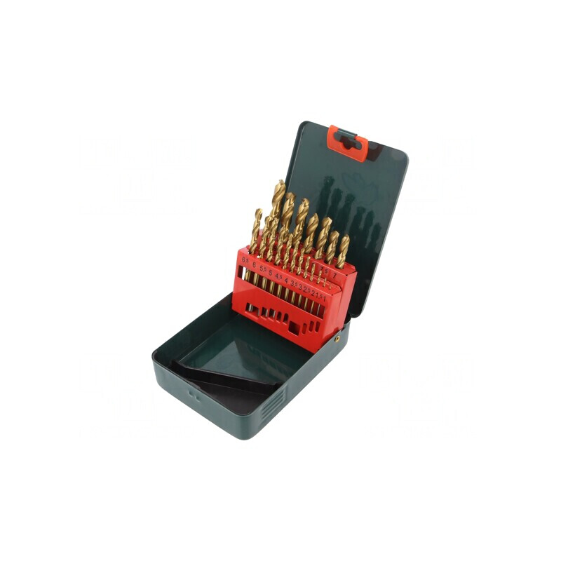 Set Burghie Metal HSS-R TIN 19 Piese | Electronic-mag.ro | Componente Electronice