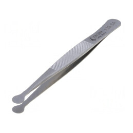 Pensetă Dreaptă 110mm Vârf Rotund  | Electronic-mag.ro | Componente Electronice