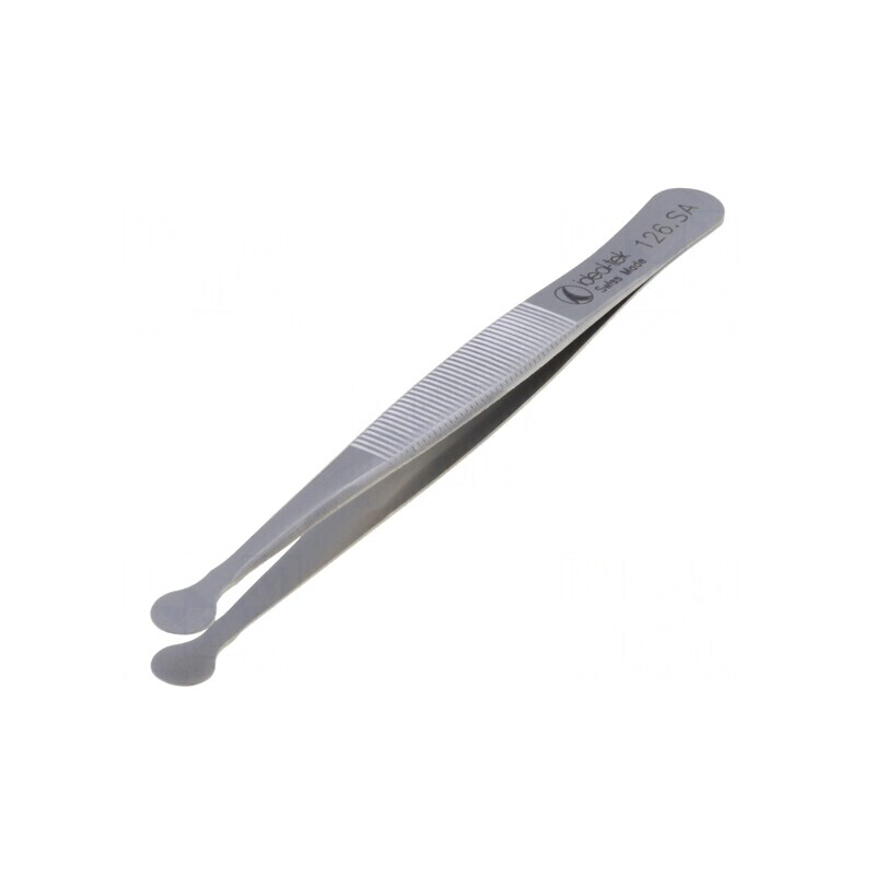 Pensetă Dreaptă 110mm Vârf Rotund  | Electronic-mag.ro | Componente Electronice