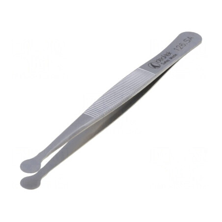 Pensetă Dreaptă 110mm Vârf Rotund  | Electronic-mag.ro | Componente Electronice