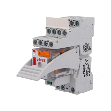 Releu Intermediar 4PDT 24VAC 6A | Electronic-mag.ro | Componente Electronice