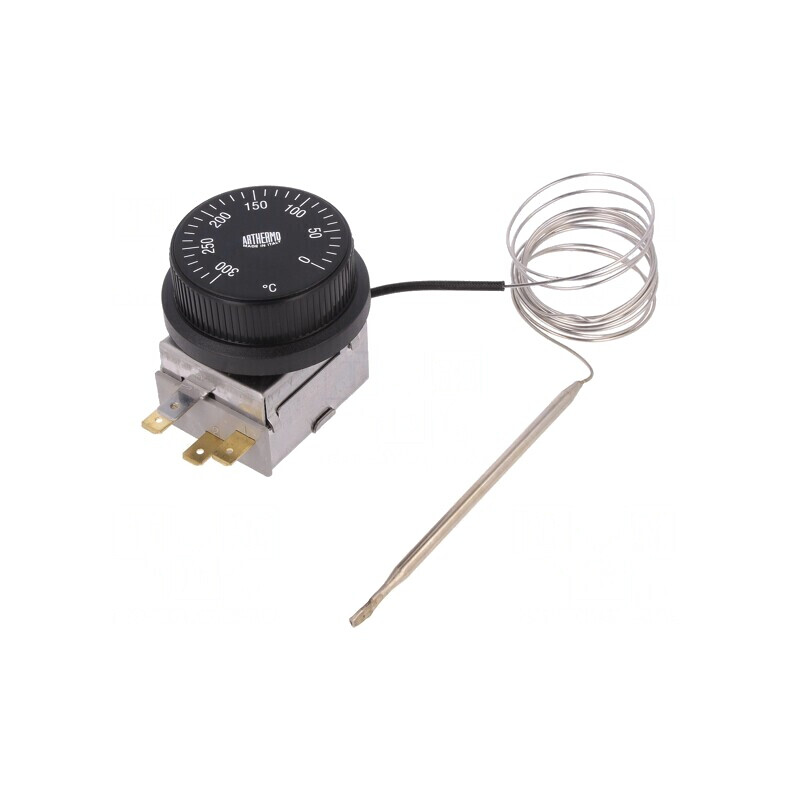 Termostat cu Capilar SPDT 10A 400VAC 50-315°C | Electronic-mag.ro | Componente Electronice