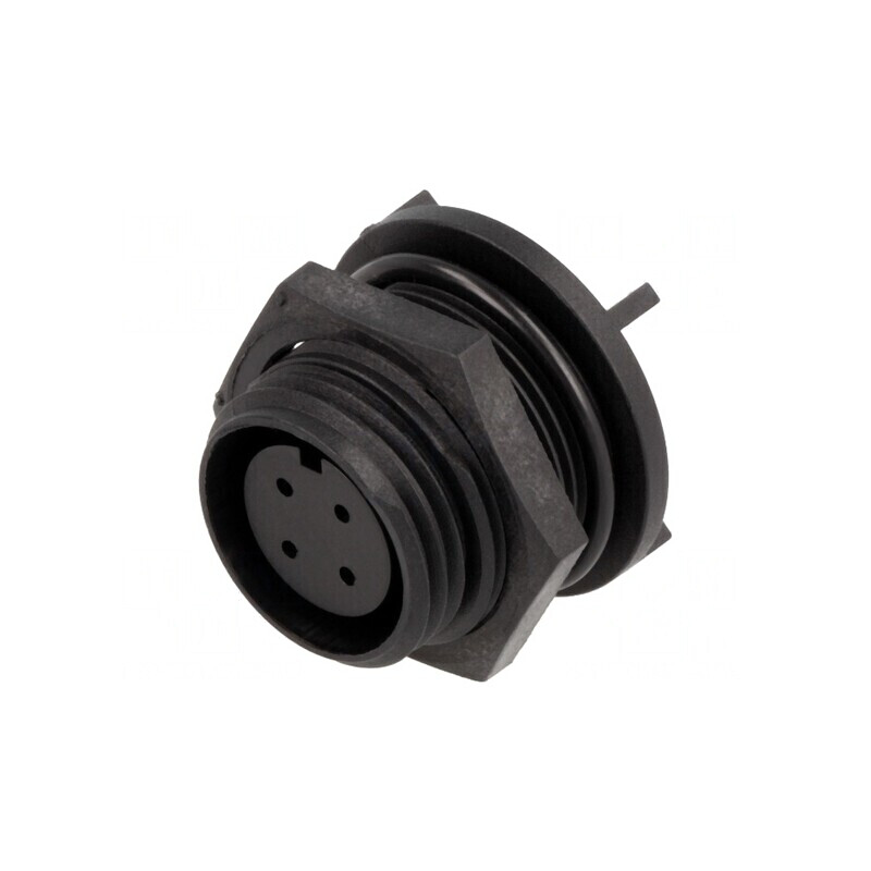Conector Circular Soclu Mamă 4 PIN IP68 125V | Electronic-mag.ro | Componente Electronice