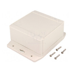 Carcasă Universală 120x120x62mm cu Lame de Fixare | Electronic-mag.ro | Componente Electronice