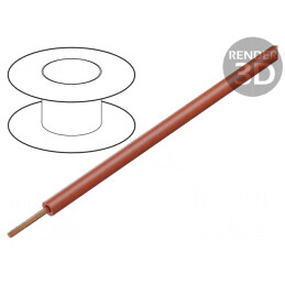Cablu Cu 0,14mm2 PVC roșu 100m | Electronic-mag.ro | Componente Electronice