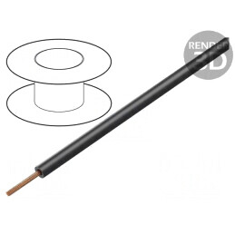 Cablu Litat Cu 0,14mm2 PVC Negru 60V 100m | Electronic-mag.ro | Componente Electronice