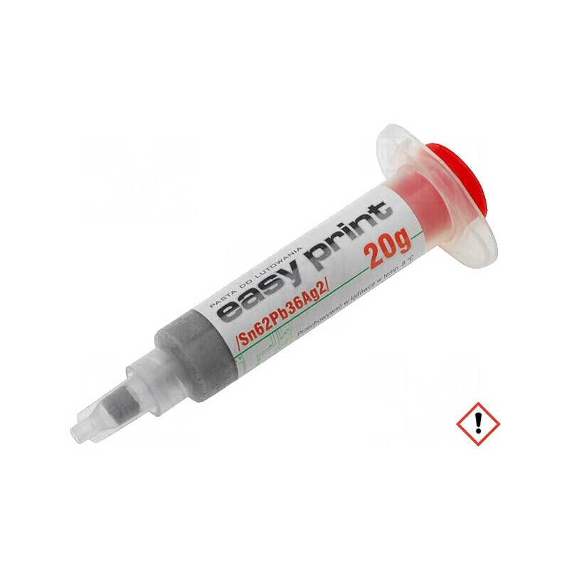 Pastă de lipit moale 20g Sn62Pb36Ag2 179°C | Electronic-mag.ro | Componente Electronice