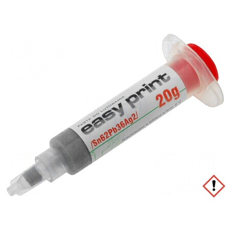 Pastă de lipit moale 20g Sn62Pb36Ag2 179°C | Electronic-mag.ro | Componente Electronice