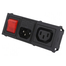 Conector Alimentare AC 10A 250V IEC 60320 | Electronic-mag.ro | Componente Electronice