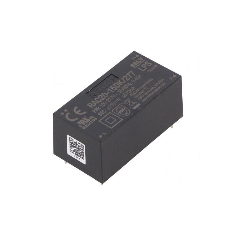 Convertor AC/DC 20W 15VDC 85-305VAC 120-430VDC | Electronic-mag.ro | Componente Electronice Convertor AC/DC 20W 15VDC 85-305VAC 120-430VDC | Electronic-mag.ro | Componente Electronice