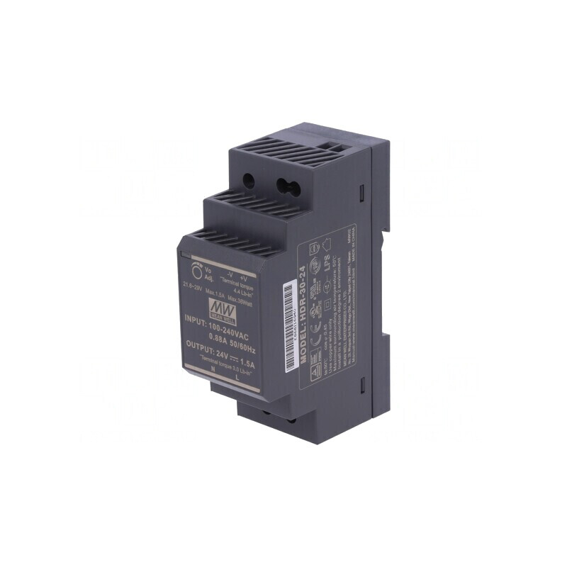 Alimentator DIN 36W 24V 1.5A | Electronic-mag.ro | Componente Electronice