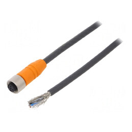 Cablu de conectare M12 PIN 5 drept 2m 60VAC 4A | Electronic-mag.ro | Componente Electronice