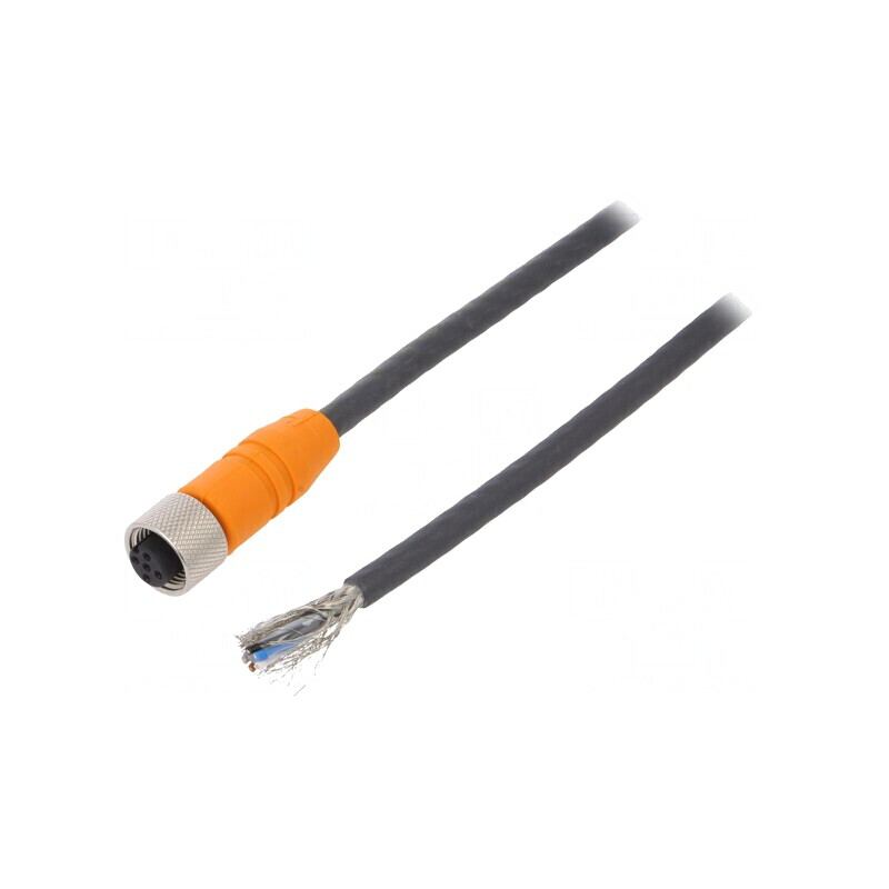 Cablu de conectare M12 PIN 5 drept 2m 60VAC 4A | Electronic-mag.ro | Componente Electronice