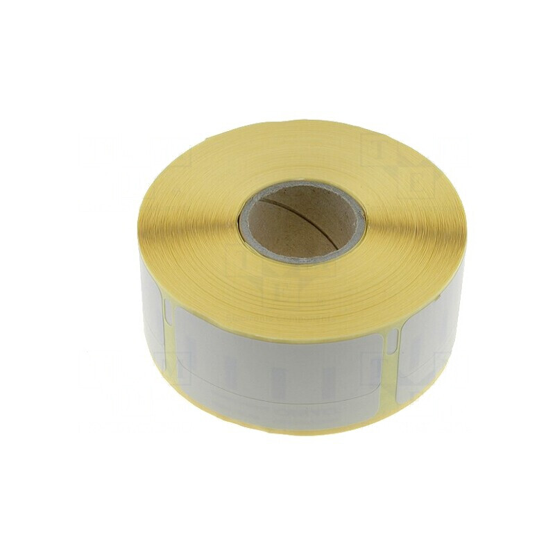 Etichetă Albă 19mm x 51mm Neagră | Electronic-mag.ro | Componente Electronice