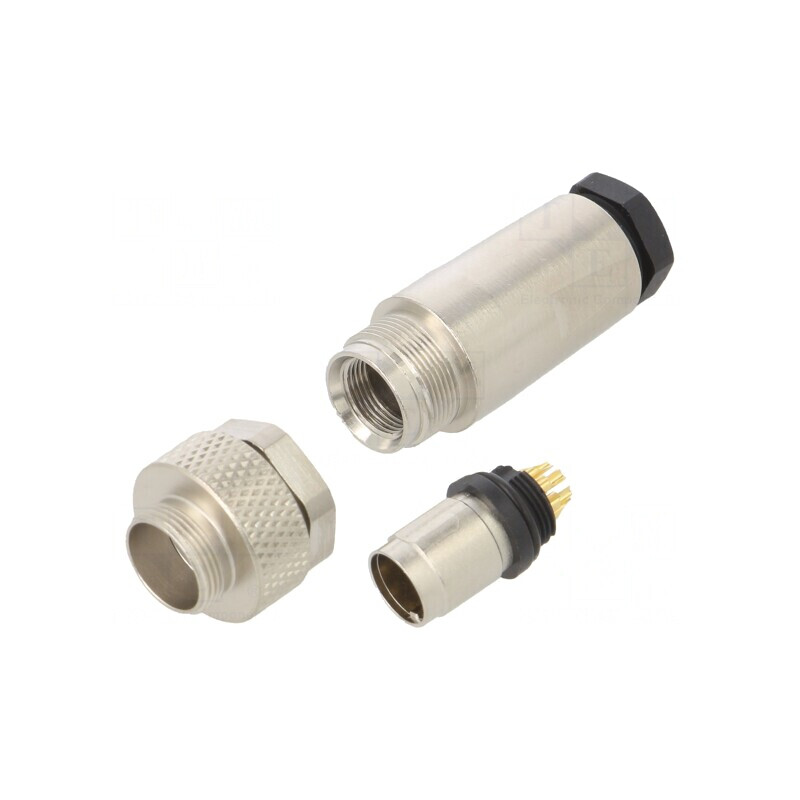 Conector M9 Mufă Tată Aurit 125V IP67 8 Pin pe Cablu | Electronic-mag.ro | Componente Electronice Conector M9 Mufă Tată Aurit 125V IP67 8 Pin pe Cablu | Electronic-mag.ro | Componente Electronice