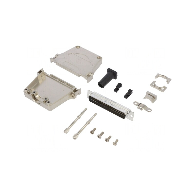 Conector D-Sub 37 Pini Tată Lipire Cablu Gold Flash | Electronic-mag.ro | Componente Electronice