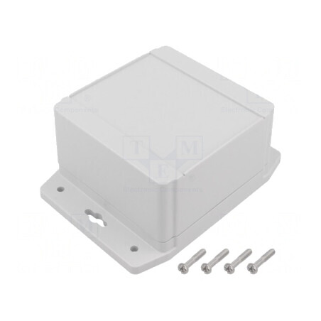 Carcasă Universală cu Lame de Fixare 104x106x62 mm | Electronic-mag.ro | Componente Electronice