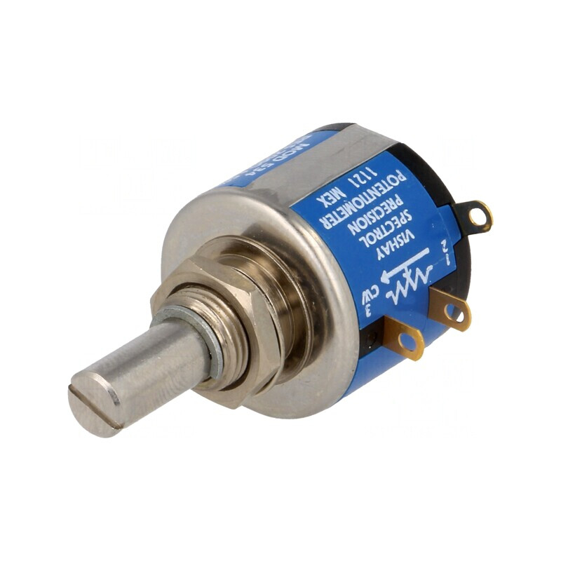 Potențiometru axial 200Ω 2W 6,35mm ±5% multitură | Electronic-mag.ro | Componente Electronice