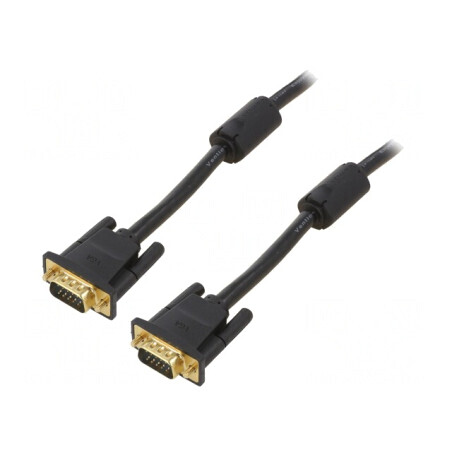 Cablu D-Sub 15pin HD Negru 8m | Electronic-mag.ro | Componente Electronice