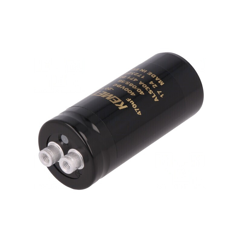 Condensator electrolitic 470uF 400VDC Ø36x82mm | Electronic-mag.ro | Componente Electronice