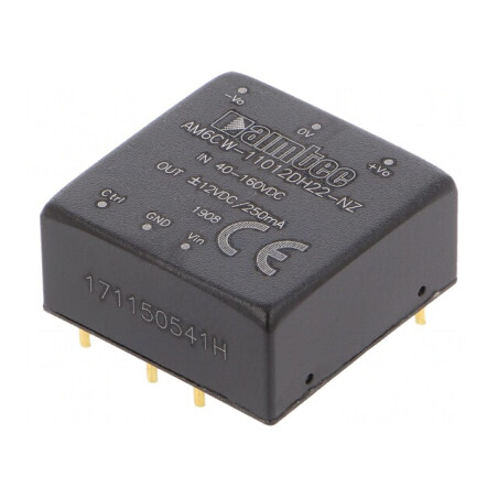 Convertor DC/DC 6W 40-160V la 12V/-12V | Electronic-mag.ro | Componente Electronice