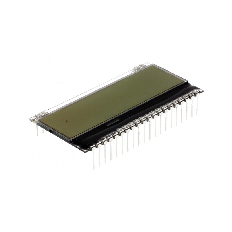 Display LCD Alfanumeric 16x2 FSTN 55x27.94mm Alb | Electronic-mag.ro | Componente Electronice