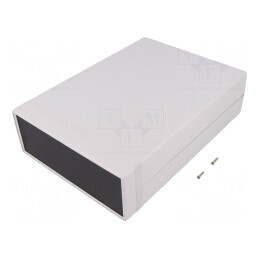 Carcasă ABS gri IP54 200x280x76mm cu panou | Electronic-mag.ro | Componente Electronice