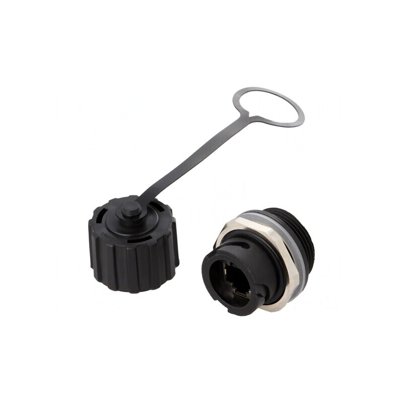 Soclu adaptor PIN 8 Cat 5e ecranat cu capac de protecție | Electronic-mag.ro | Componente Electronice Soclu adaptor PIN 8 Cat 5e ecranat cu capac de protecție | Electronic-mag.ro | Componente Electronice