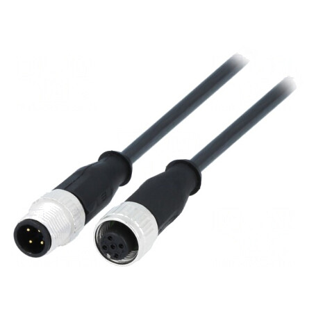 Cablu Senzori Automatizări M12-M12 1m | Electronic-mag.ro | Componente Electronice