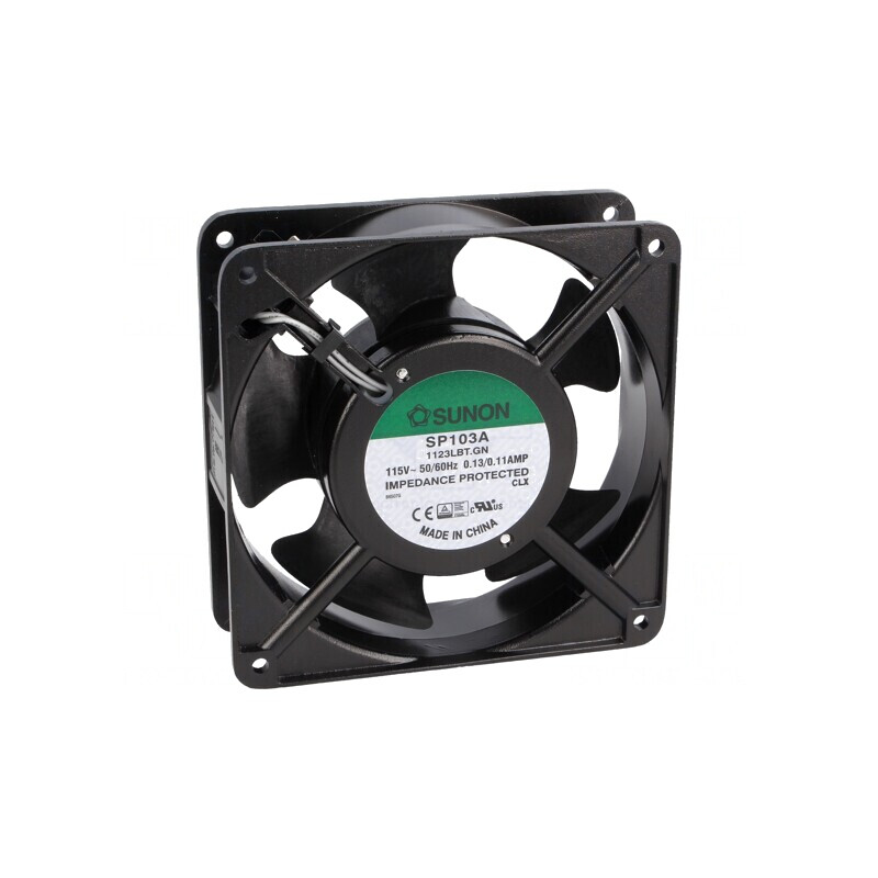 Ventilator axial 115V 120x120x38mm 122m3/h 37dBA | Electronic-mag.ro | Componente Electronice