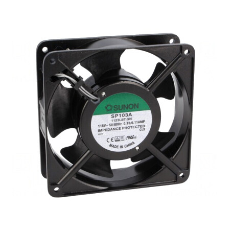 Ventilator axial 115V 120x120x38mm 122m3/h 37dBA | Electronic-mag.ro | Componente Electronice