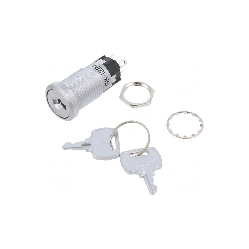 Intrerupator cu Cheie SPDT 2 Pini Panou SK12BAW01 | Electronic-mag.ro | Componente Electronice Intrerupator cu Cheie SPDT 2 Pini Panou SK12BAW01 | Electronic-mag.ro | Componente Electronice