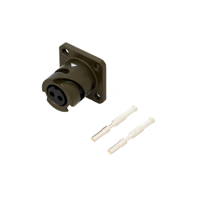 Conector Militar 10SL Soclu Mamă 2 Pin | Electronic-mag.ro | Componente Electronice