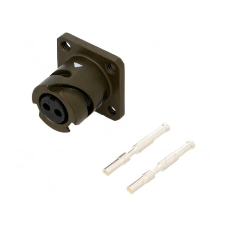 Conector Militar 10SL Soclu Mamă 2 Pin | Electronic-mag.ro | Componente Electronice