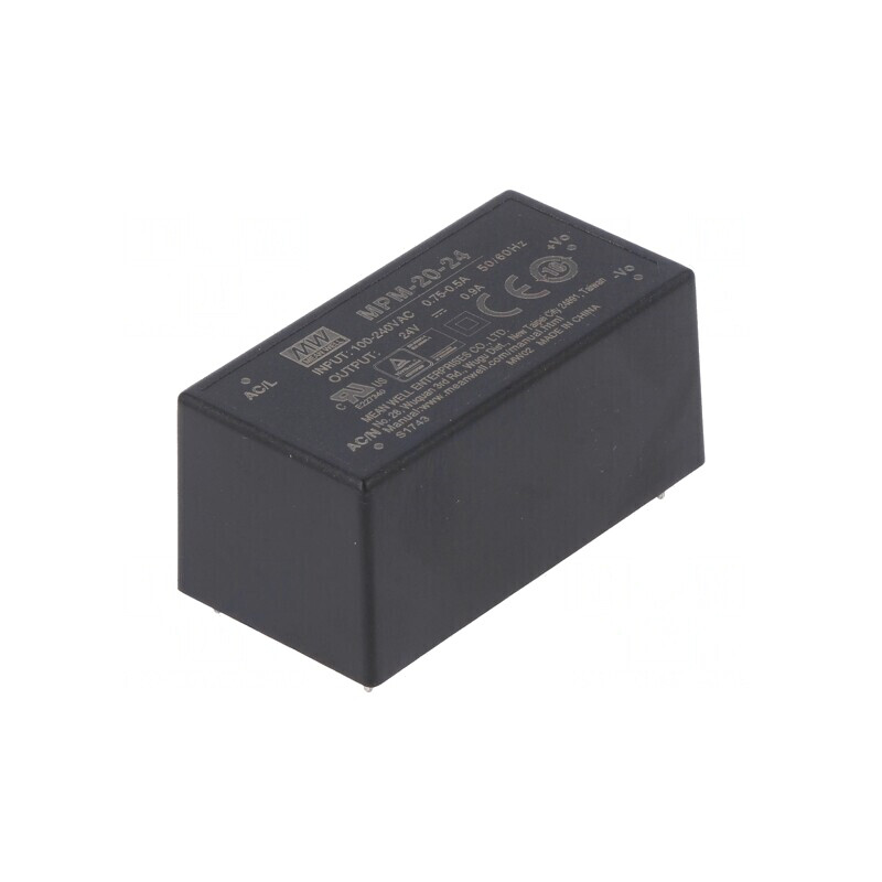 Convertor AC/DC 20W 24V 900mA | Electronic-mag.ro | Componente Electronice