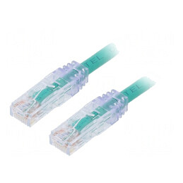 Patch Cord Verde TX6 PLUS U/UTP 3m LSZH 24AWG | Electronic-mag.ro | Componente Electronice